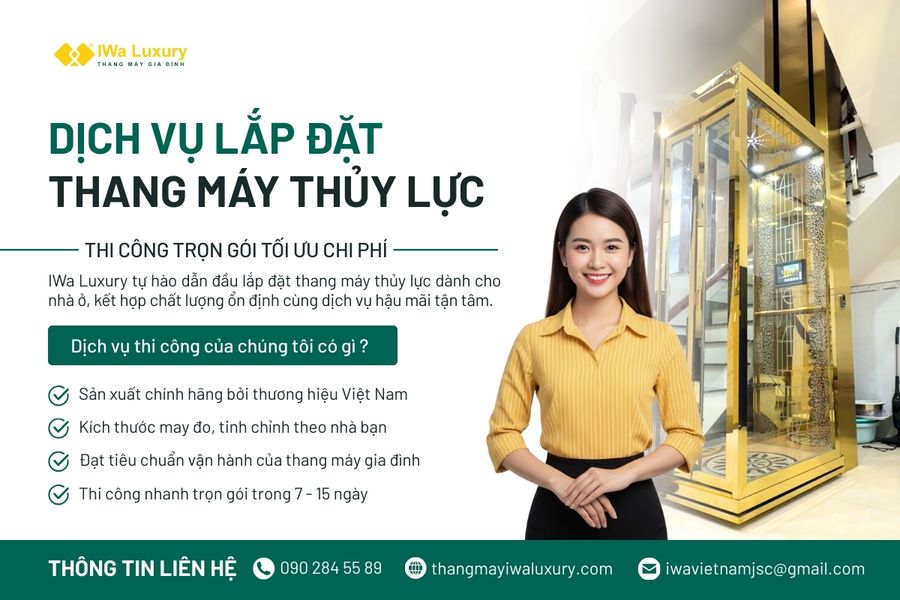 Công ty thang máy gia đình IWa Luxury tư vấn giải pháp thang máy không hố pit cho nhà phố
