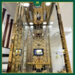 Thi công thang máy gia đình trong nhà phố: khung bao theo tầng, căn chỉnh cửa và hoàn thiện gọn