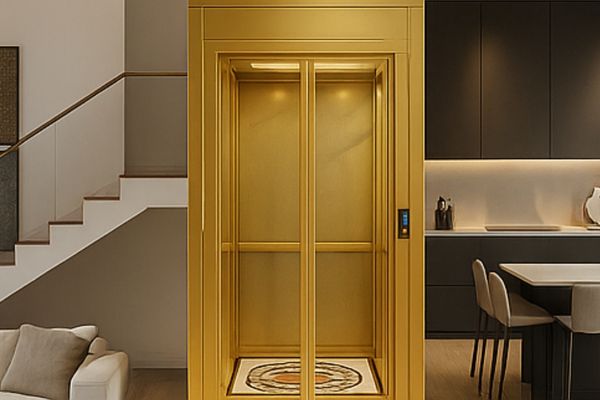 thang máy được xem như món đồ nội thất trong gia đình