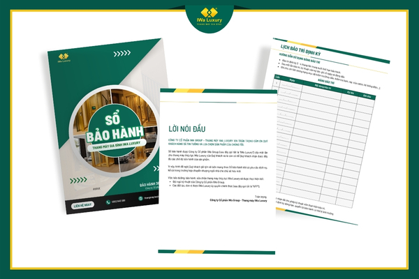 Sổ bảo hành và lịch bào trì định kỳ rõ ràng. 