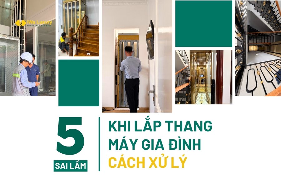 Thang máy gia đình dành cho người lớn tuổi với tiêu chí an toàn