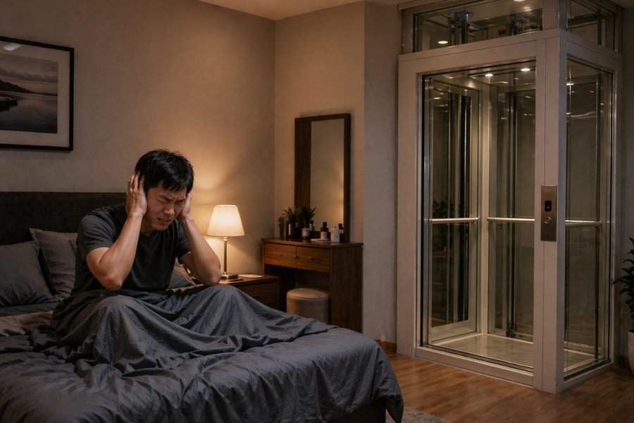 Tiếng ồn thang máy ảnh hưởng đến sinh hoạt trong nhà ở